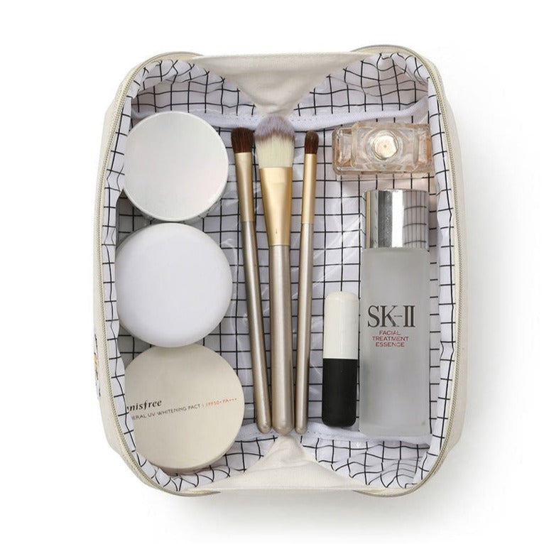 Large Spacious Travel Cosmetic Bag