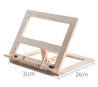 Ergonomic Wooden Tablet Holder Stand