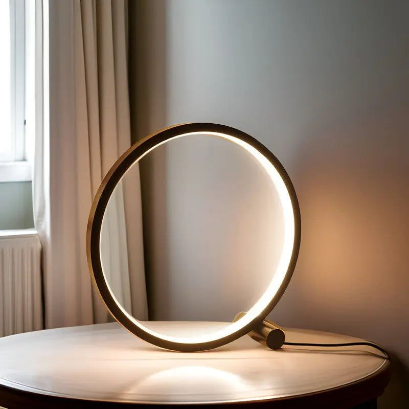 Stylish Round LED Desk Lamp