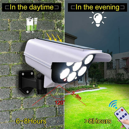 Outdoor Solar Powered Motion Light Camera