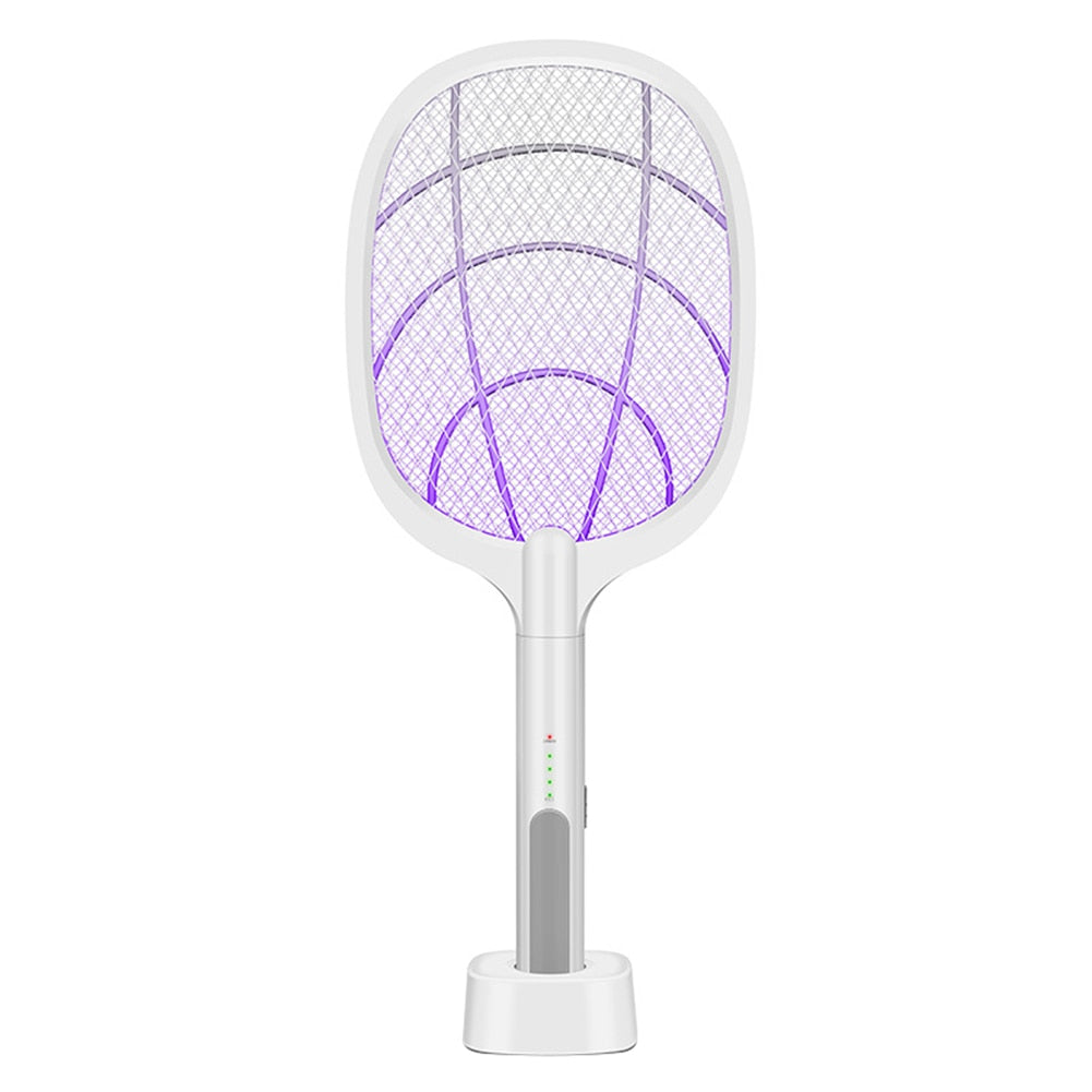 Rechargeable Mosquito Zapper Racket with LED Light - Fesara