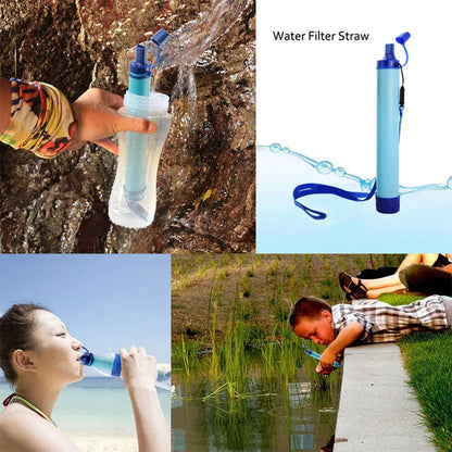 Portable Water Filter with Four-Speed Filtration System for Safe Drinking Water - Emergency Water Purifier-5