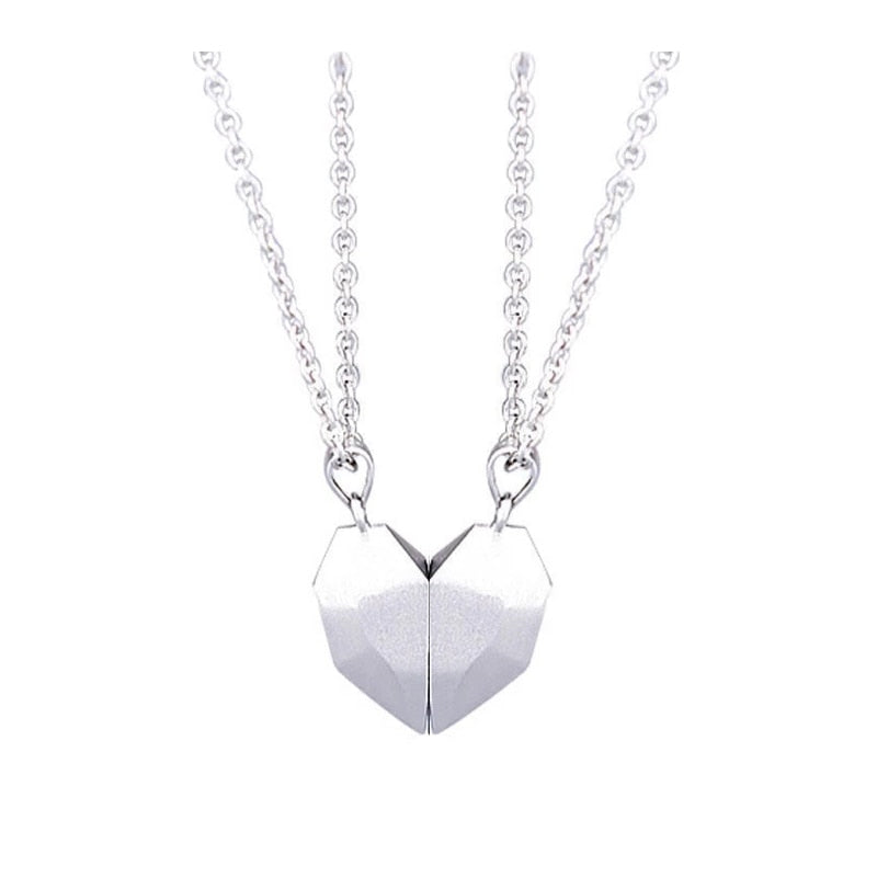 Lovely His Hers Interlocking Couple Necklace Set - Fesara