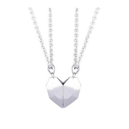 Lovely His Hers Interlocking Couple Necklace Set - Fesara