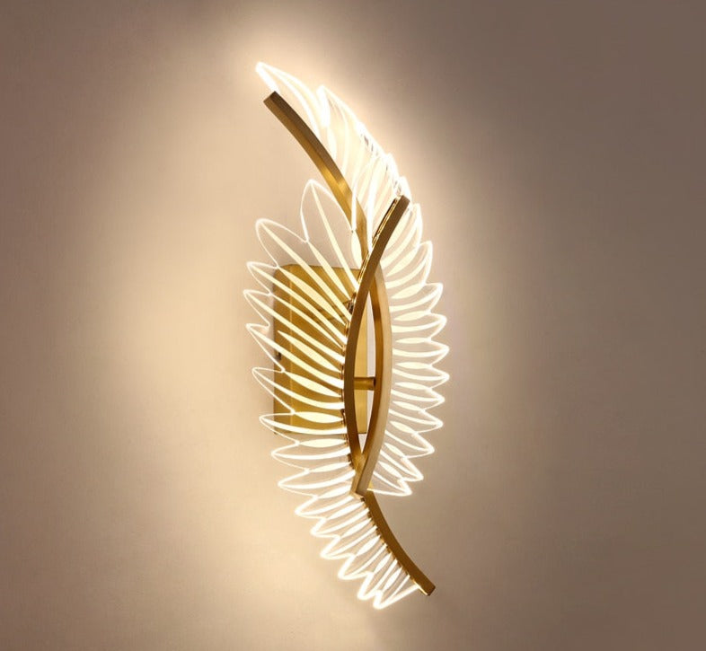 Shine Bright Gold Accent Wall Lamp