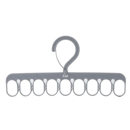 Space Saving Collapsible Multi Hook Hanger Rack