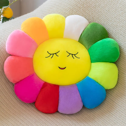 Bright Floral Soft Cushion Pillow