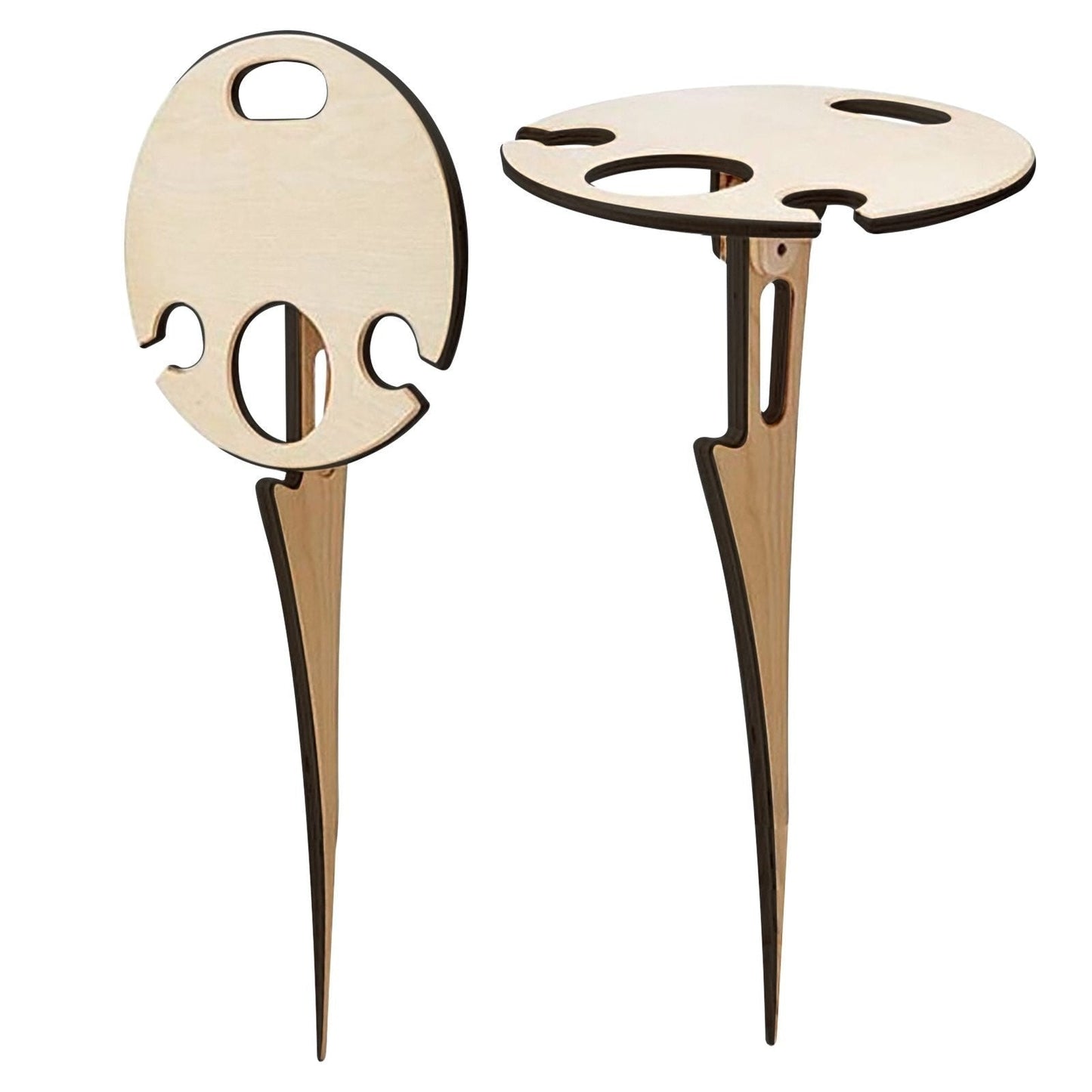 Portable Folding Wine Table for Outdoor Picnics