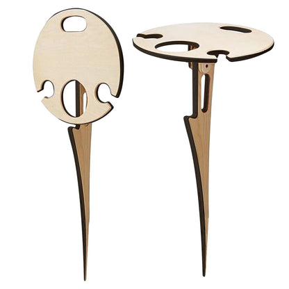 Portable Folding Wine Table for Outdoor Picnics