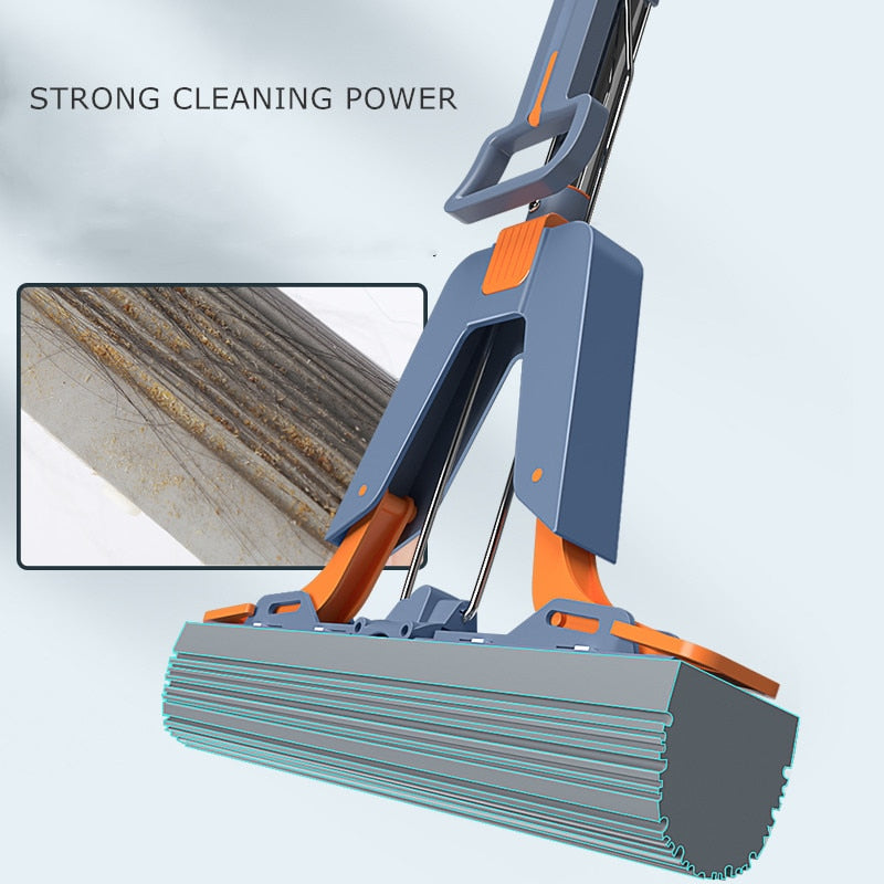 Easy Grip Folding Floor Cleaning Mop