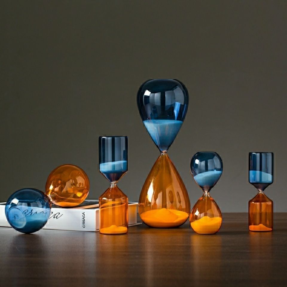 Classic Glass Hourglass Sand Timer 5-60 Minutes