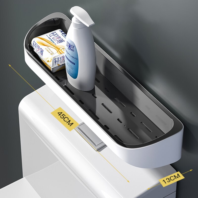 Space Saving Bathroom Wall Shelf Storage