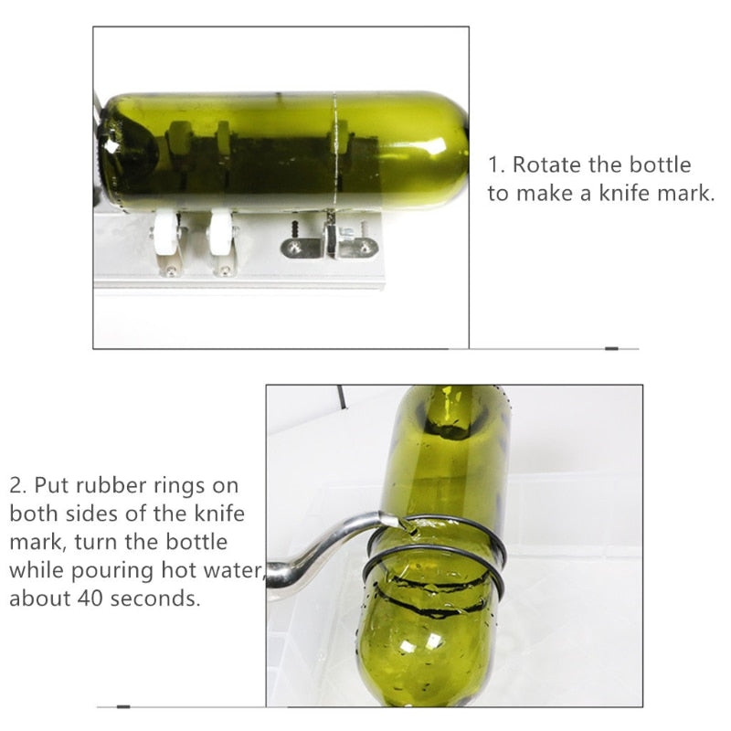 Easy Glass Bottle Cutting Kit Tool Set