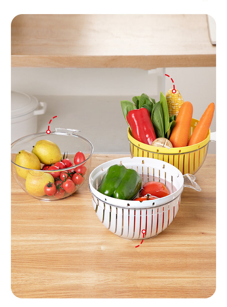 Easy Clean Double Tier Drain Basket