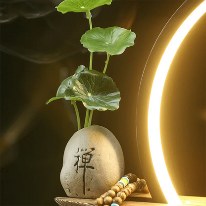 Serene Deer Tabletop Incense Lamp