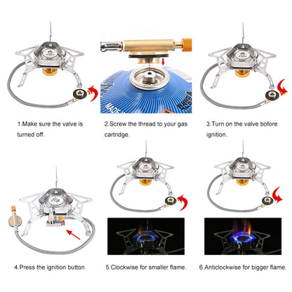 Portable Waterproof Camping Gas Cooker