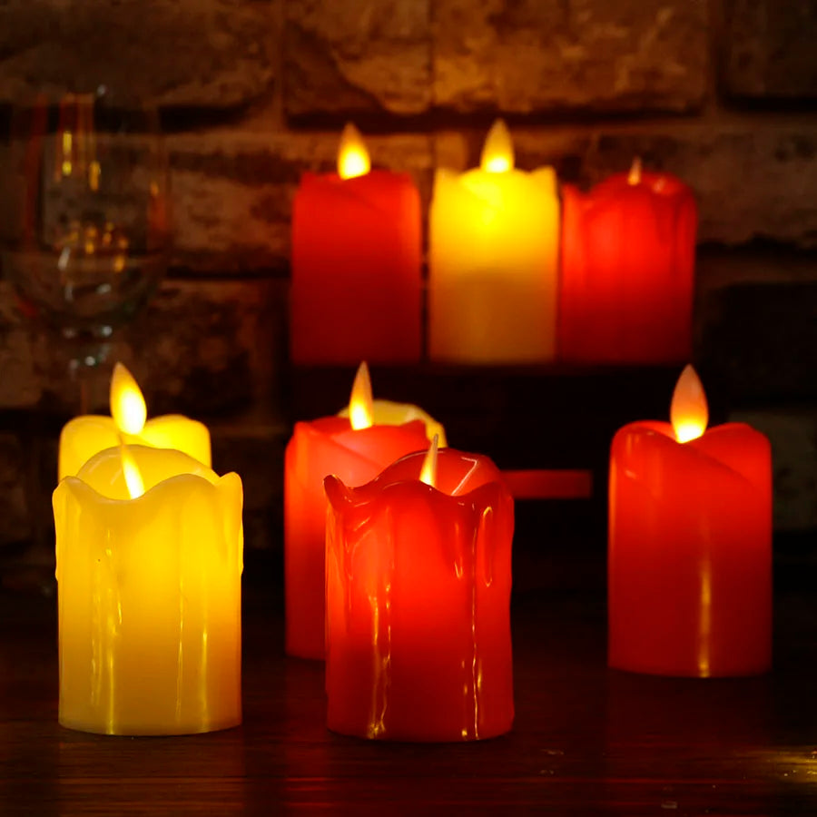 Safe Battery Operated LED Candles - Fesara