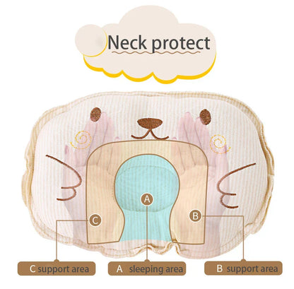Baby Support Pillow for Flat Head Prevention
