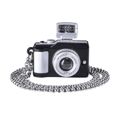Retro Camera Pendant Torch Necklace