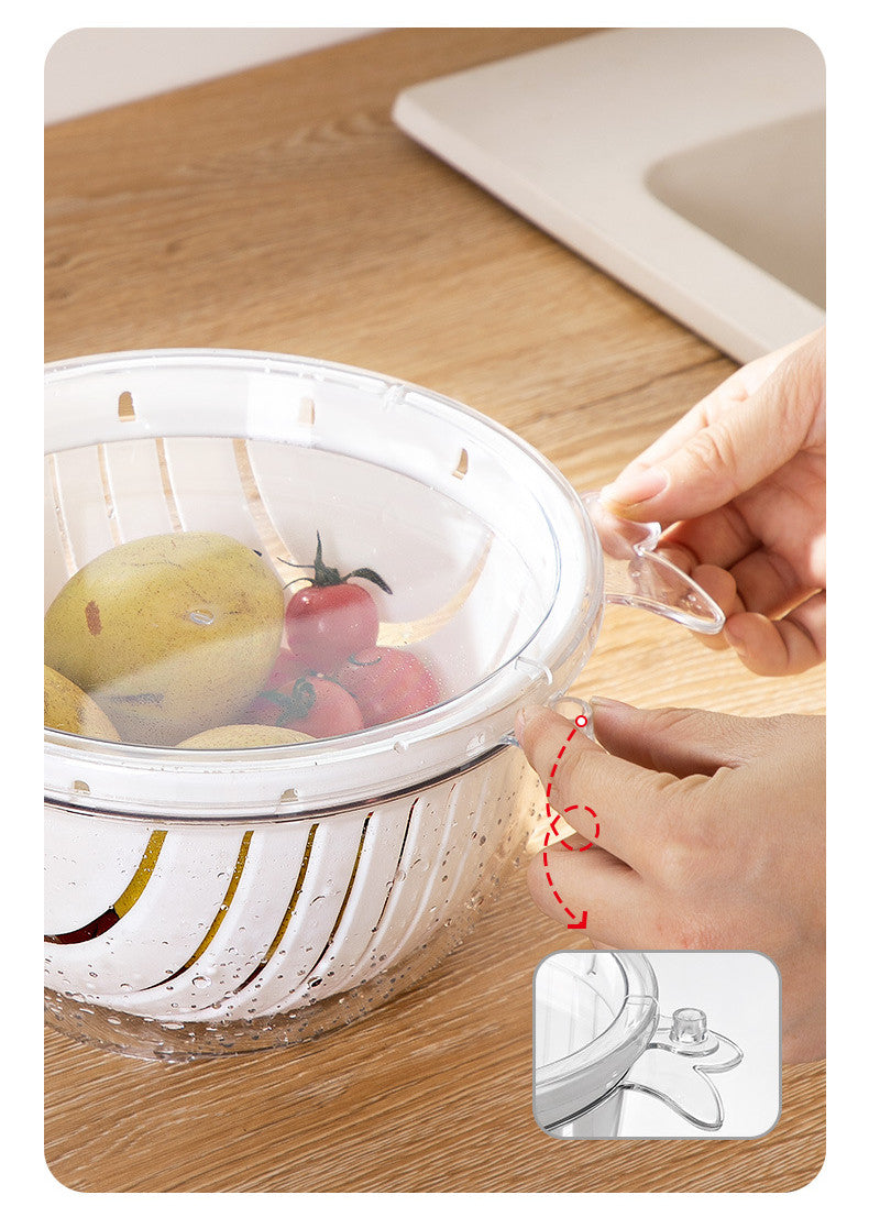 Easy Clean Double Tier Drain Basket