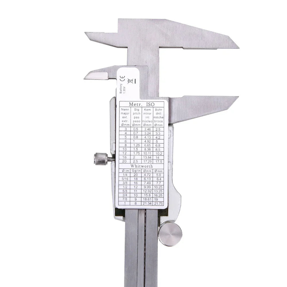 Precise Stainless Steel Digital Caliper 6 Inch