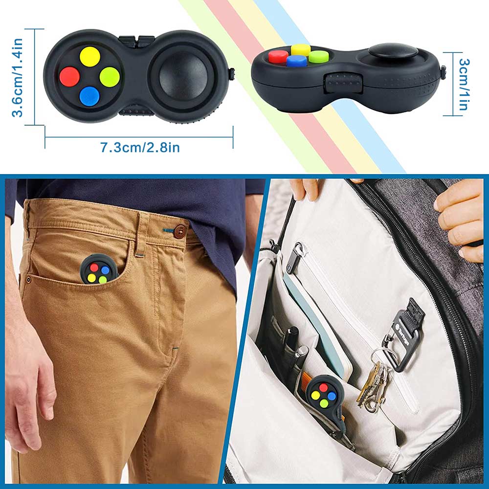 Portable Mini Gaming Fidget Controller Toy
