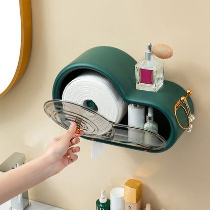 Compact Bathroom Toilet Paper Storage Box