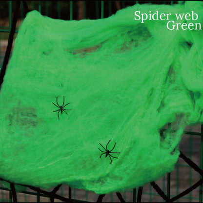 Spooky Fake Spider Web Decorations