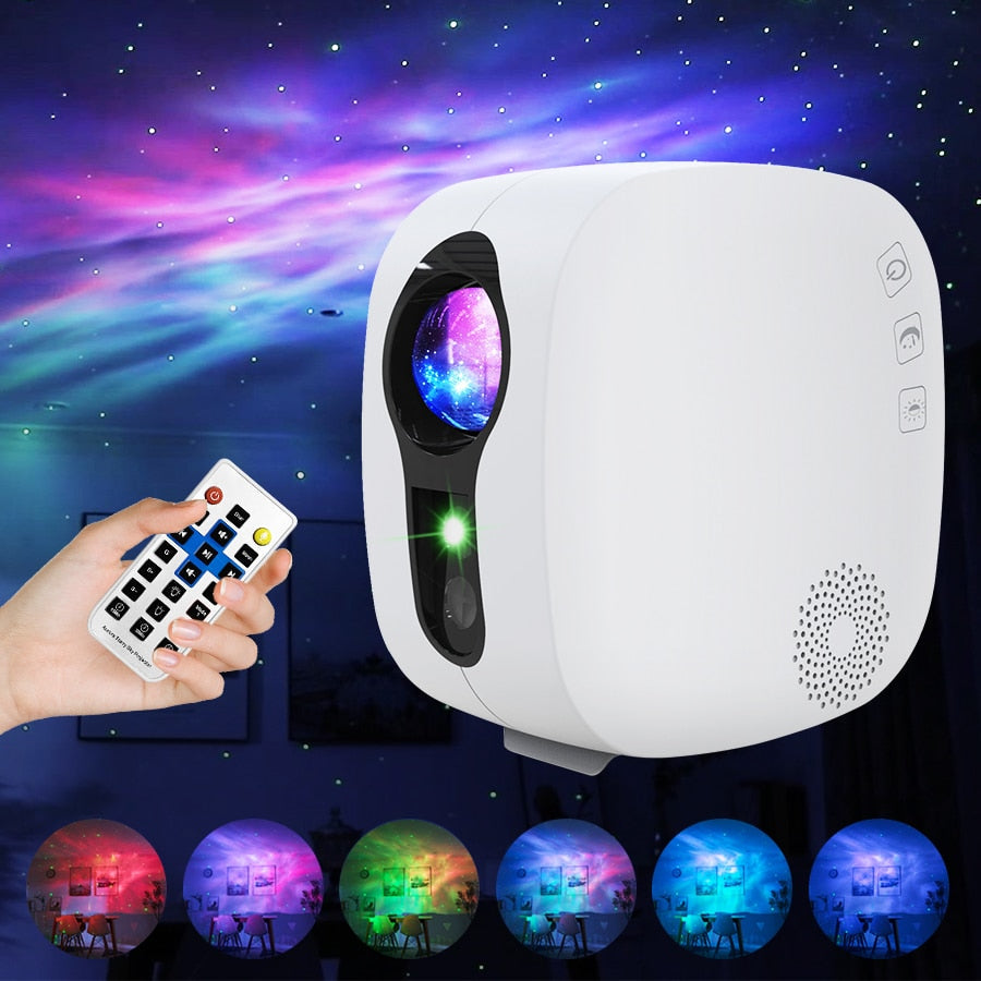 Cosmic Night Sky Star Projector Lamp