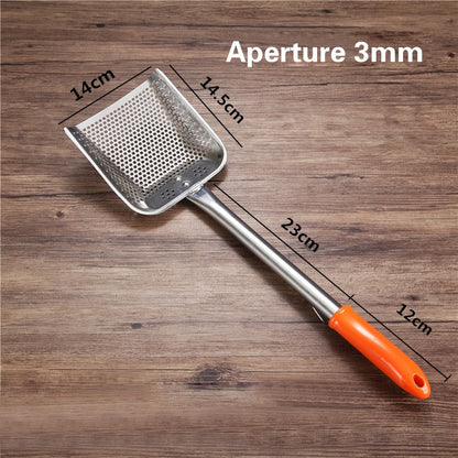 Premium Metal Cooking Strainer Spatula