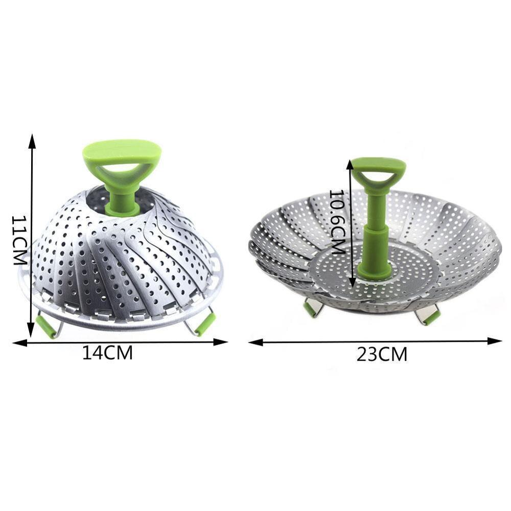 Collapsible Stainless Steel Vegetable Steamer Basket