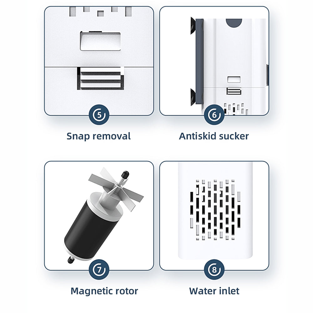 Clean Water Bubble Fish Tank Filter System