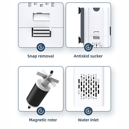 Clean Water Bubble Fish Tank Filter System