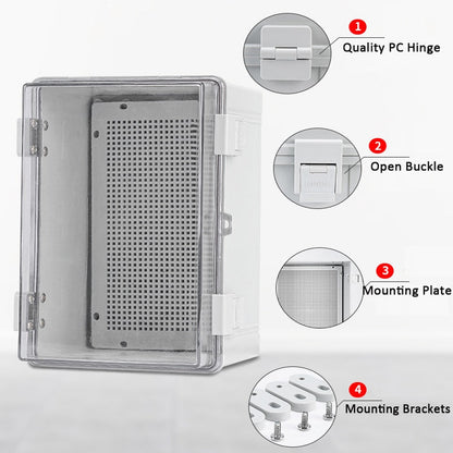 Weatherproof Outdoor Electric Socket Enclosure Box
