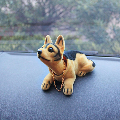 Fun Car Dog Bobble Head Decor