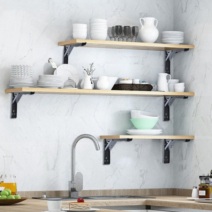 Space-Saving Foldable Wall Shelf Bracket