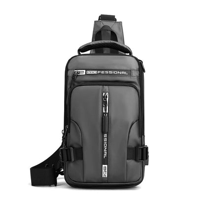Secure Water Resistant Crossbody Purse, USB Charger Bag