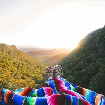 Colorful Southwestern Throw Blanket