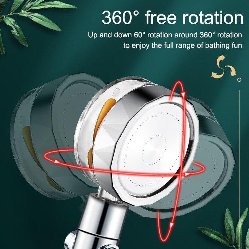 Eco Friendly 360° Rotating Shower Head