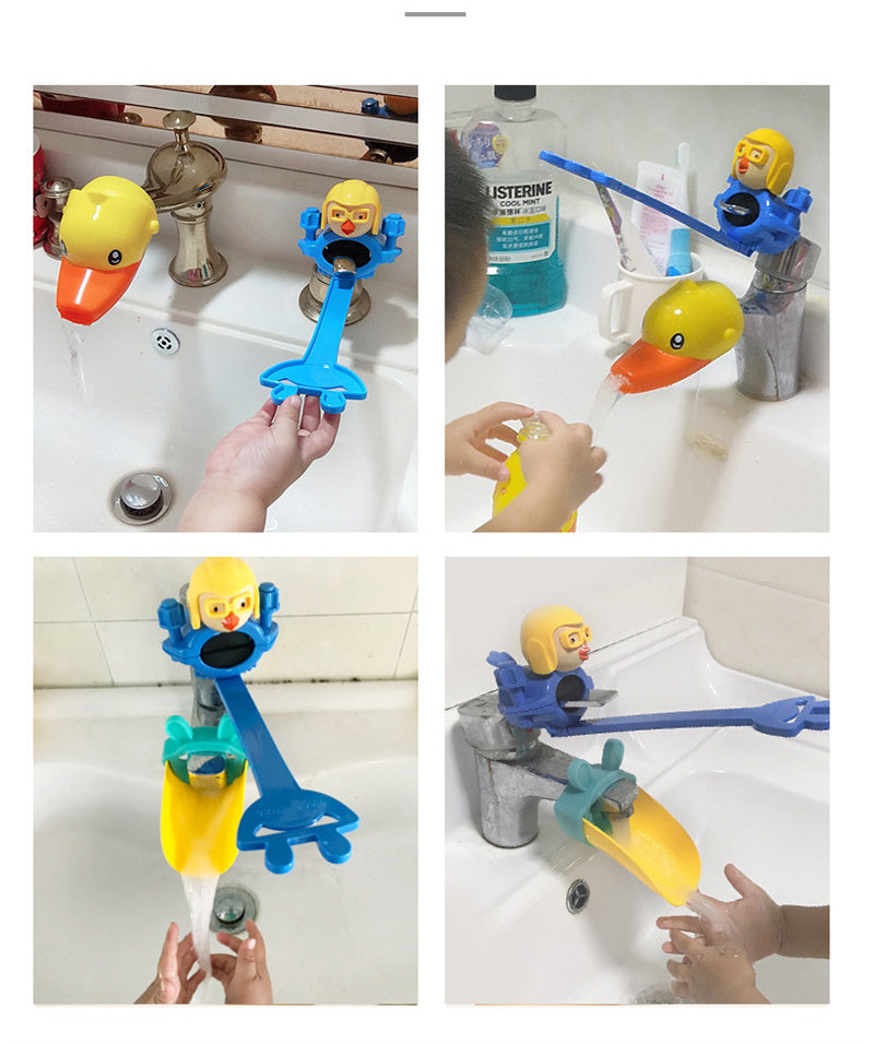 Colorful Kid Friendly Faucet Extender Spray Guard