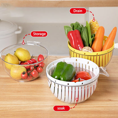 Easy Clean Double Tier Drain Basket