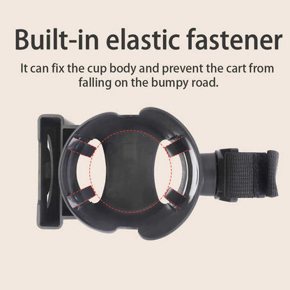 Universal Stroller Cup Holder Phone Mount