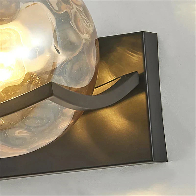 Contemporary LED Glass Light Fixture