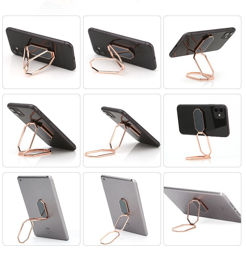Stylish Octagonal Metal Phone Stand Holder