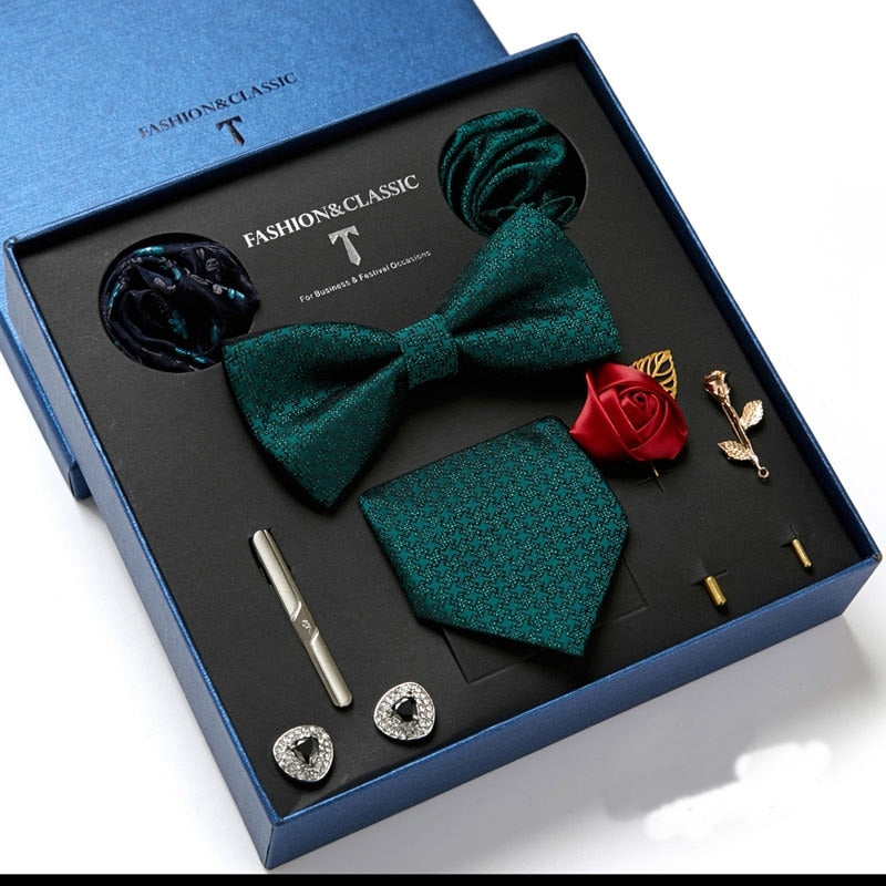 Elegant Men's Tie Accessory Gift Set