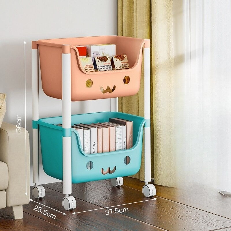 Space Saving Foldable Storage Shelf Rack - Fesara