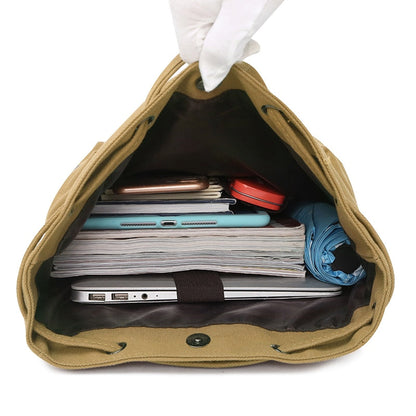 Spacious Canvas Adventure Travel Backpack