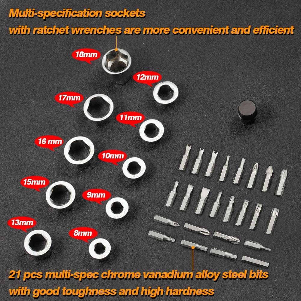 Premium 10-Piece Multitool Socket Set
