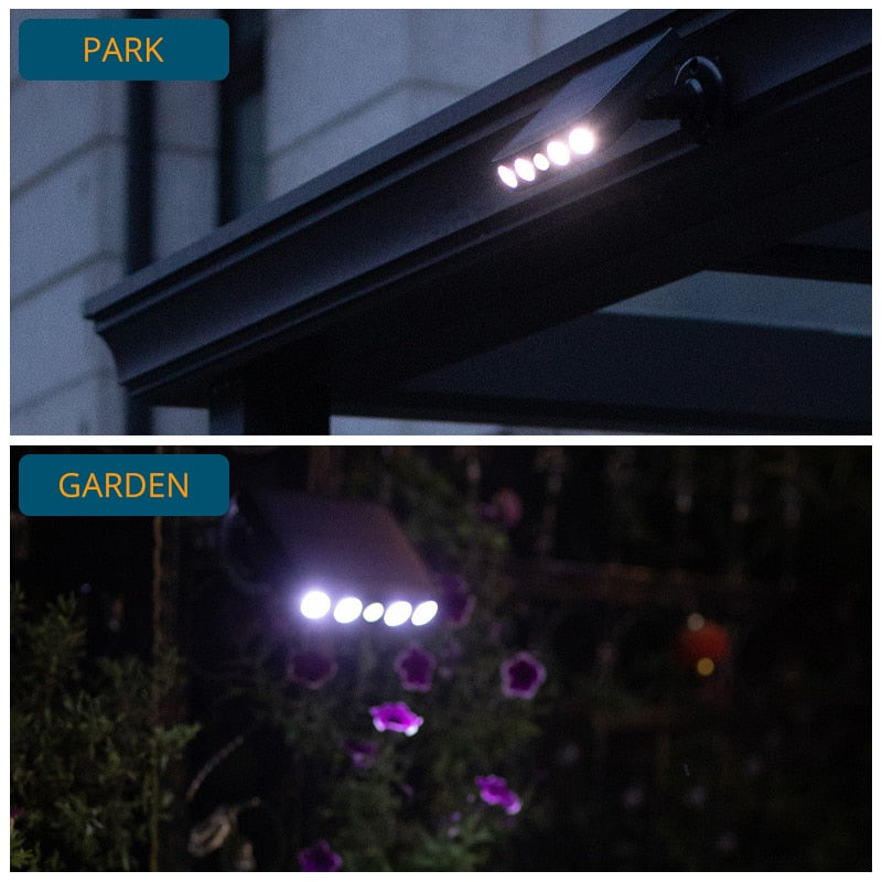 Bright Solar Powered Motion Security Light