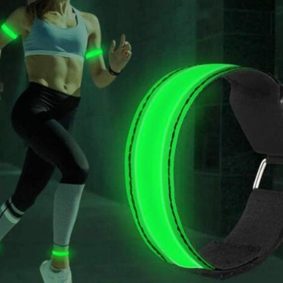 Reflective LED Armband for Night Running Safety